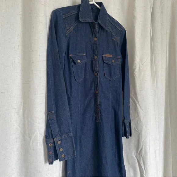 Wrangler Blue Denim Dress - Picture 4 of 12